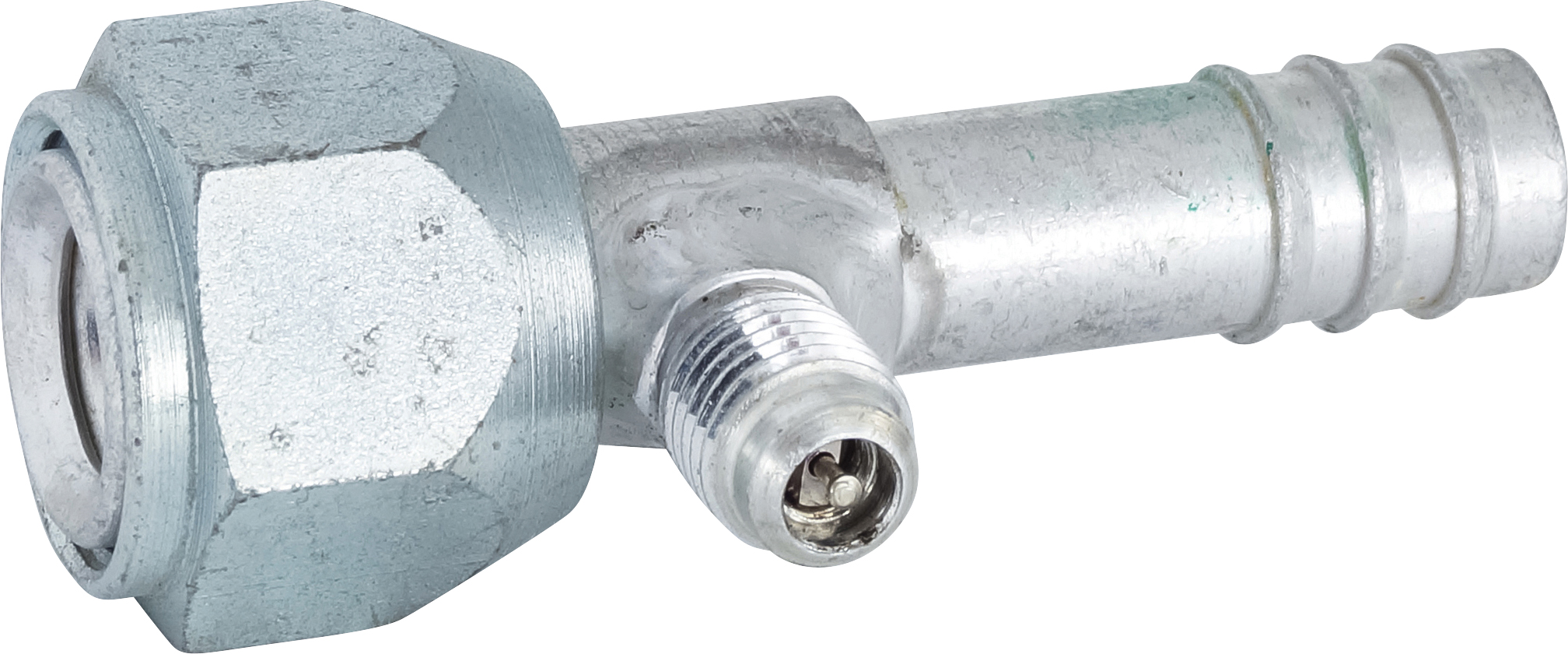 HOSE FITTING, BARB, FF, STR, #10, ALUMINIUM, R12 ACCESS