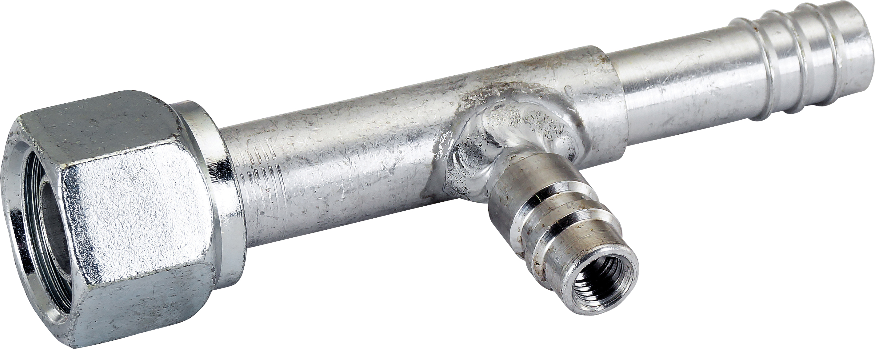 HOSE FITTING, BARB, FOR, STR, #10, ALUMINIUM, R134A ACCESS