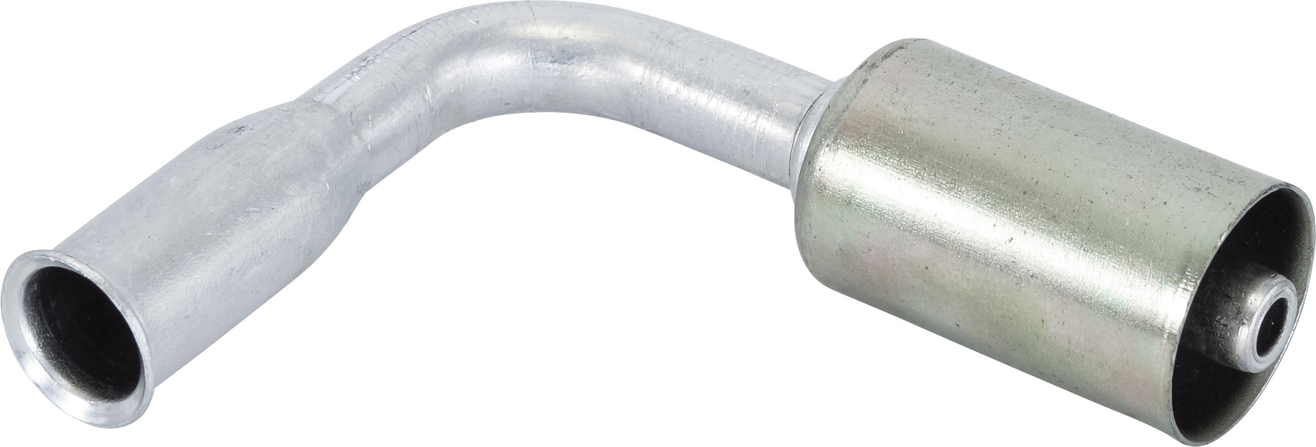 HOSE FITTING, FSL, 90 DEG, #6, ALUMINIUM, STANDARD, SPRING-LOCK