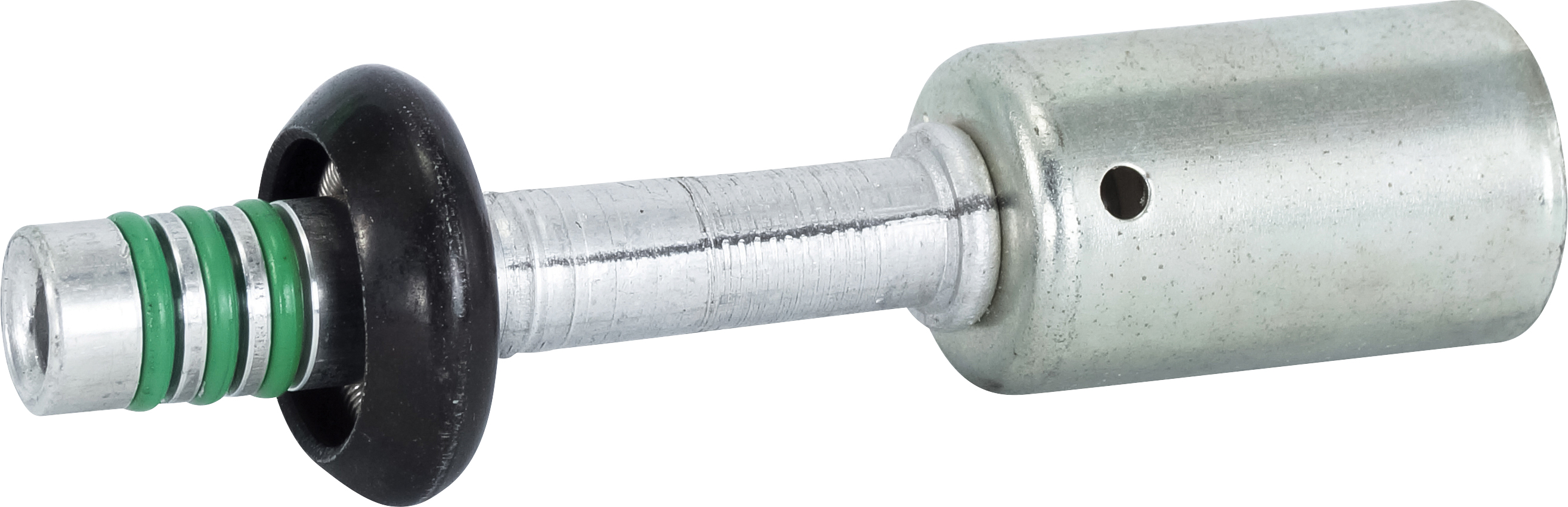 HOSE FITTING, MSL, STR, #6, ALUMINIUM, STANDARD, SPRING-LOCK