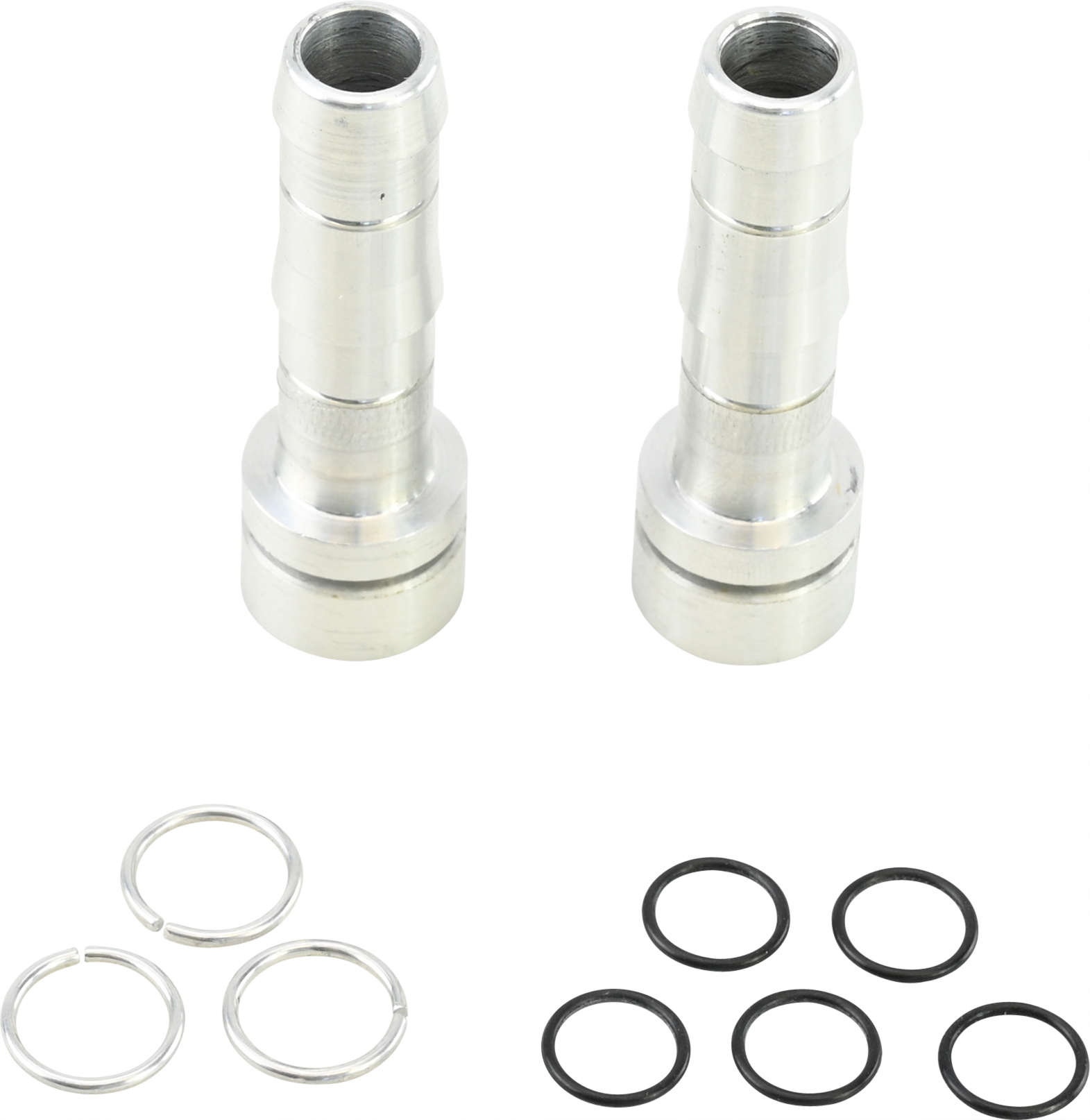 HOSE FITTING, EATON, E-Z CLIP, LIFESAVER, #8, ALUMINIUM (TWIN PACK)