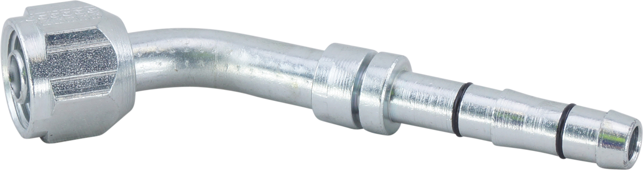 HOSE FITTING, EATON, E-Z CLIP, FOR, 45 DEG, #6, STEEL