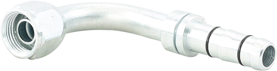 HOSE FITTING, EATON, E-Z CLIP, FOR, 90 DEG, #8-#10, STEEL, STEP-UP