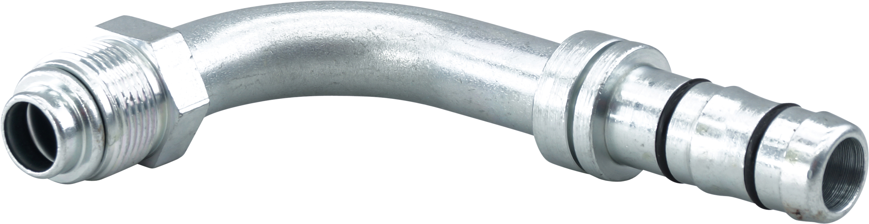 HOSE FITTING, EATON, E-Z CLIP, MOR, 90 DEG, #10-#12, STEEL, STEP-UP