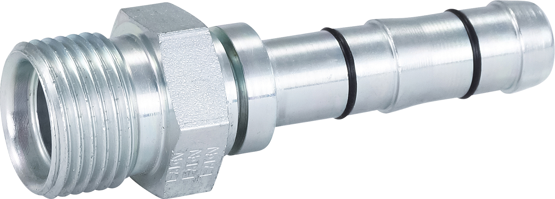 HOSE FITTING, EATON, E-Z CLIP, MIO, STR, #8, STEEL