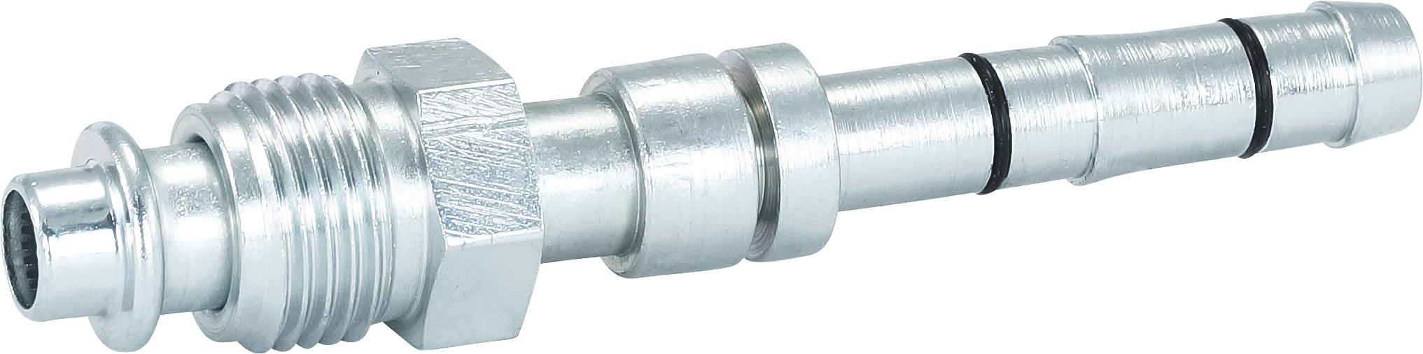HOSE FITTING, EATON, E-Z CLIP, MOR, STR, #6, STEEL