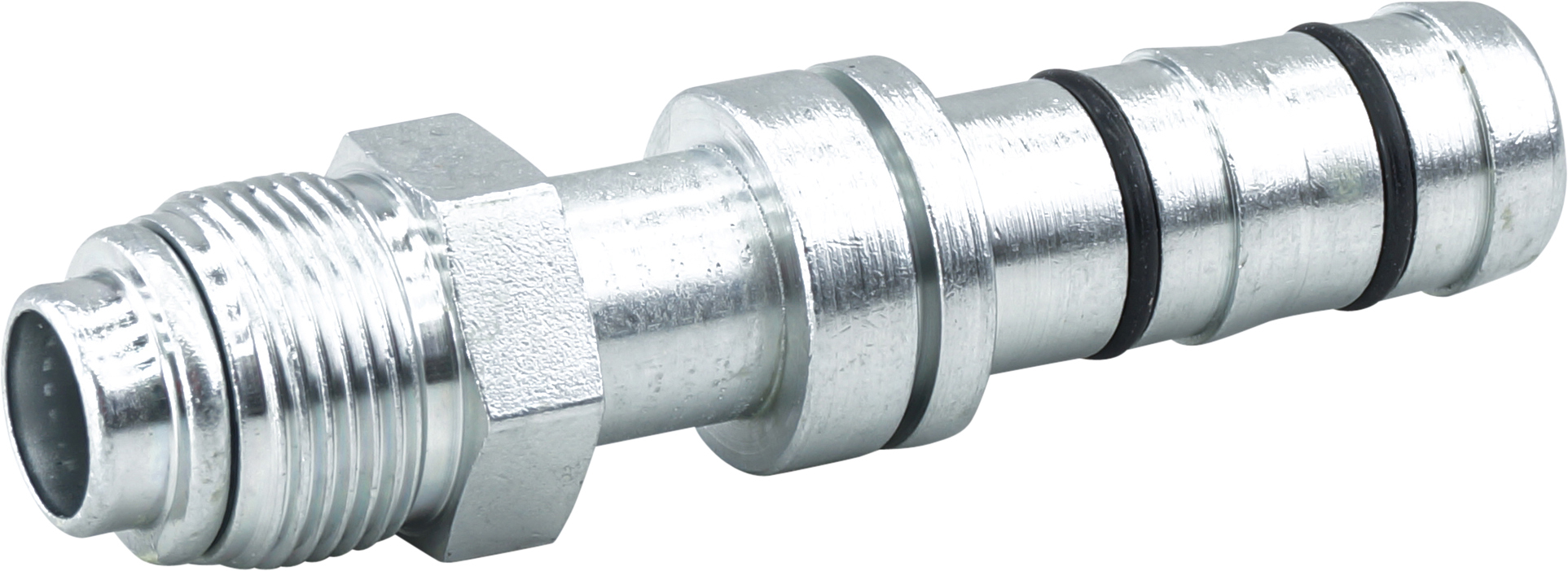 HOSE FITTING, EATON, E-Z CLIP, MOR, STR, #10-#12, STEEL, STEP-UP