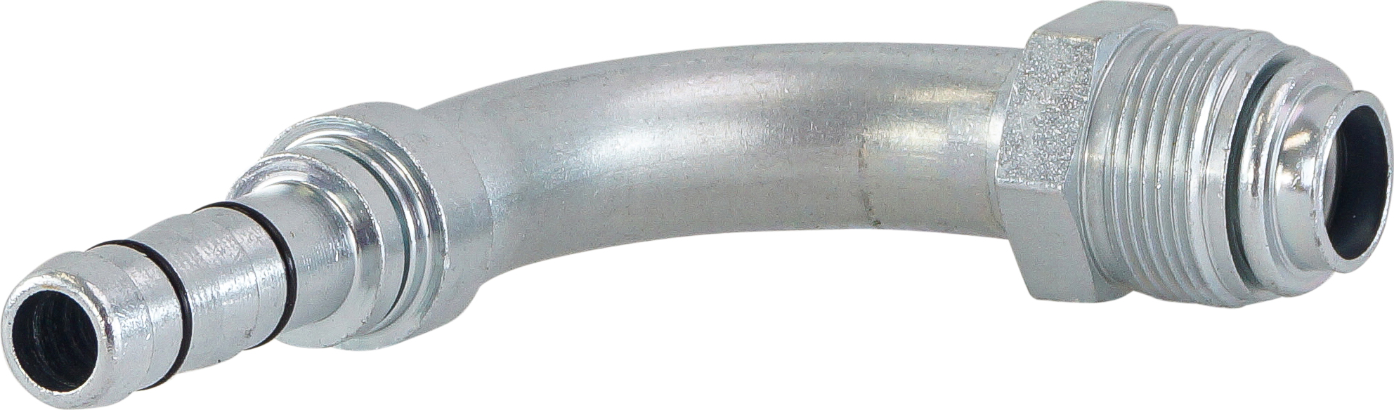HOSE FITTING, EATON, E-Z CLIP, MOR, 90 DEG, #12-10, STEEL, STEP-DOWN