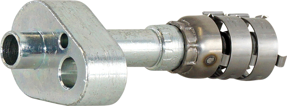 HOSE FITTING, SUPERFLEX HD, PAD, STR #8, STEEL, SUITS CAT NEW PAD
