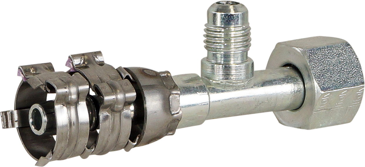 HOSE FITTING, SUPERFLEX HD, FOR, STR, #6, STEEL, 1/4-INCH MF (R12) ACCESS