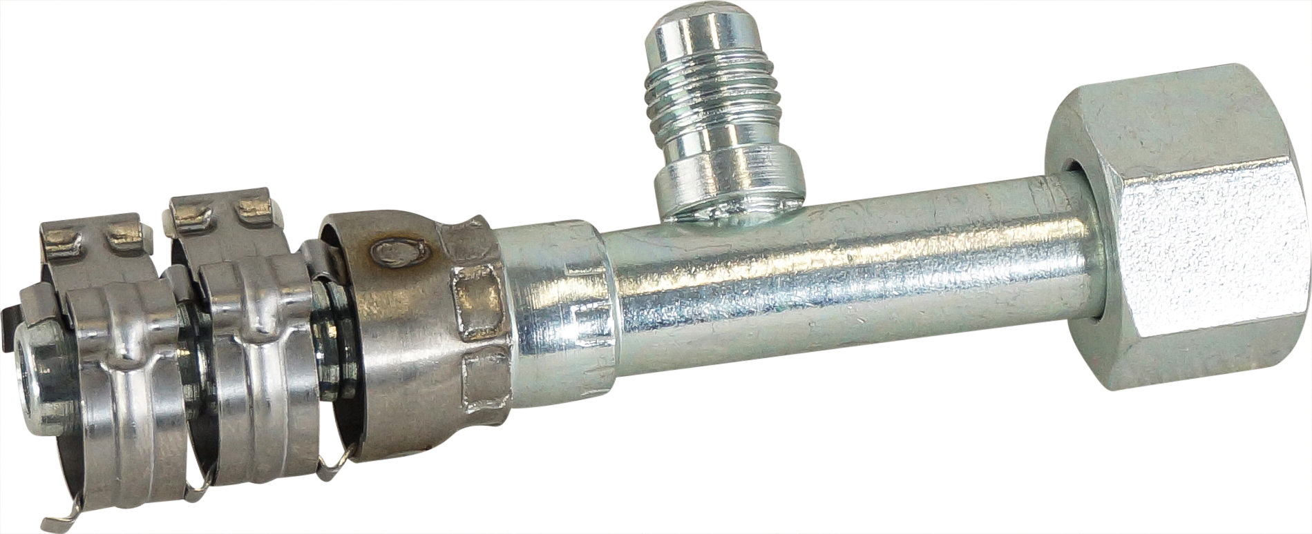 HOSE FITTING, SUPERFLEX HD, FOR, STR, #8, STEEL, 1/4-INCH MF (R12) ACCESS
