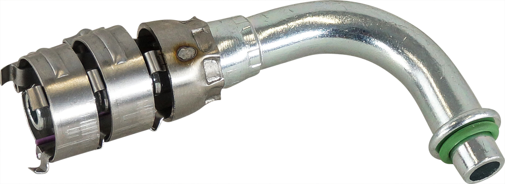 HOSE FITTING, SUPERFLEX HD, ORING WITHOUT NUT (14MM O.D), 90D, #6, STEEL