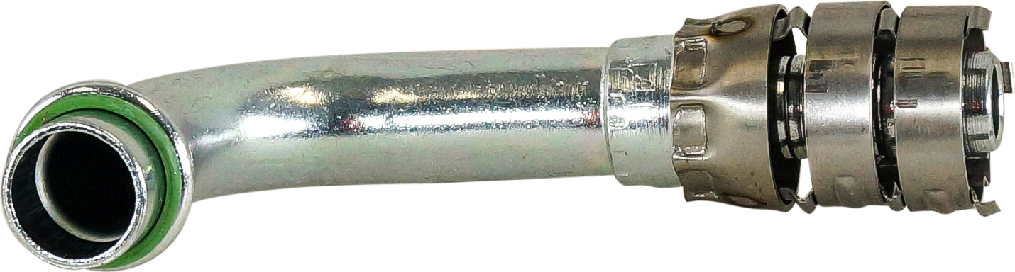 HOSE FITTING, SUPERFLEX HD, ORING WITHOUT NUT (23MM O.D), 90D, #10, STEEL