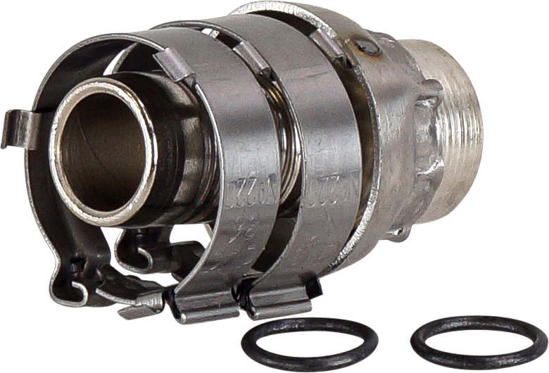 HOSE FITTING, SUPERFLEX HD, LIFESAVER, #10 (16MM)-#12 HOSE, STEEL (SINGLE)