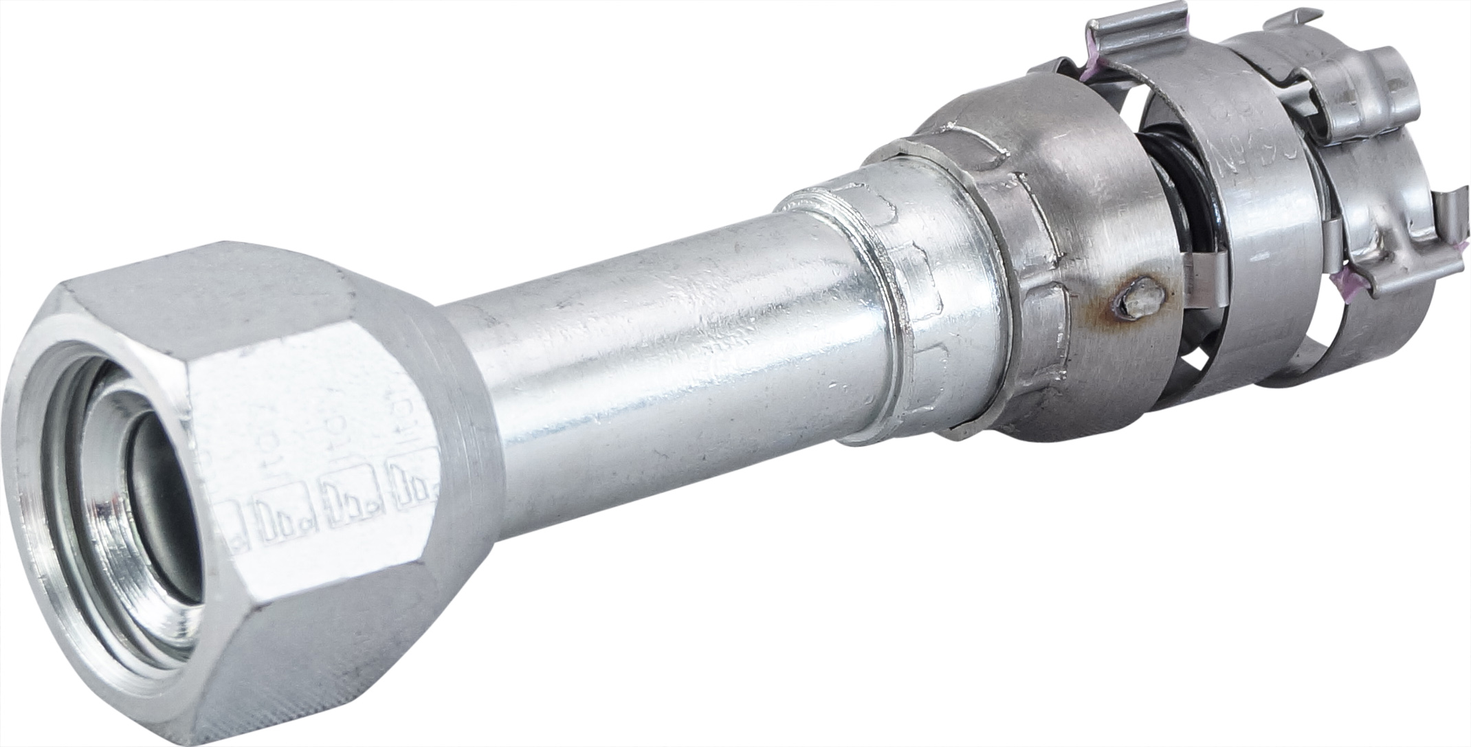 HOSE FITTING, SUPERFLEX HD, FF, STR, #10, STEEL