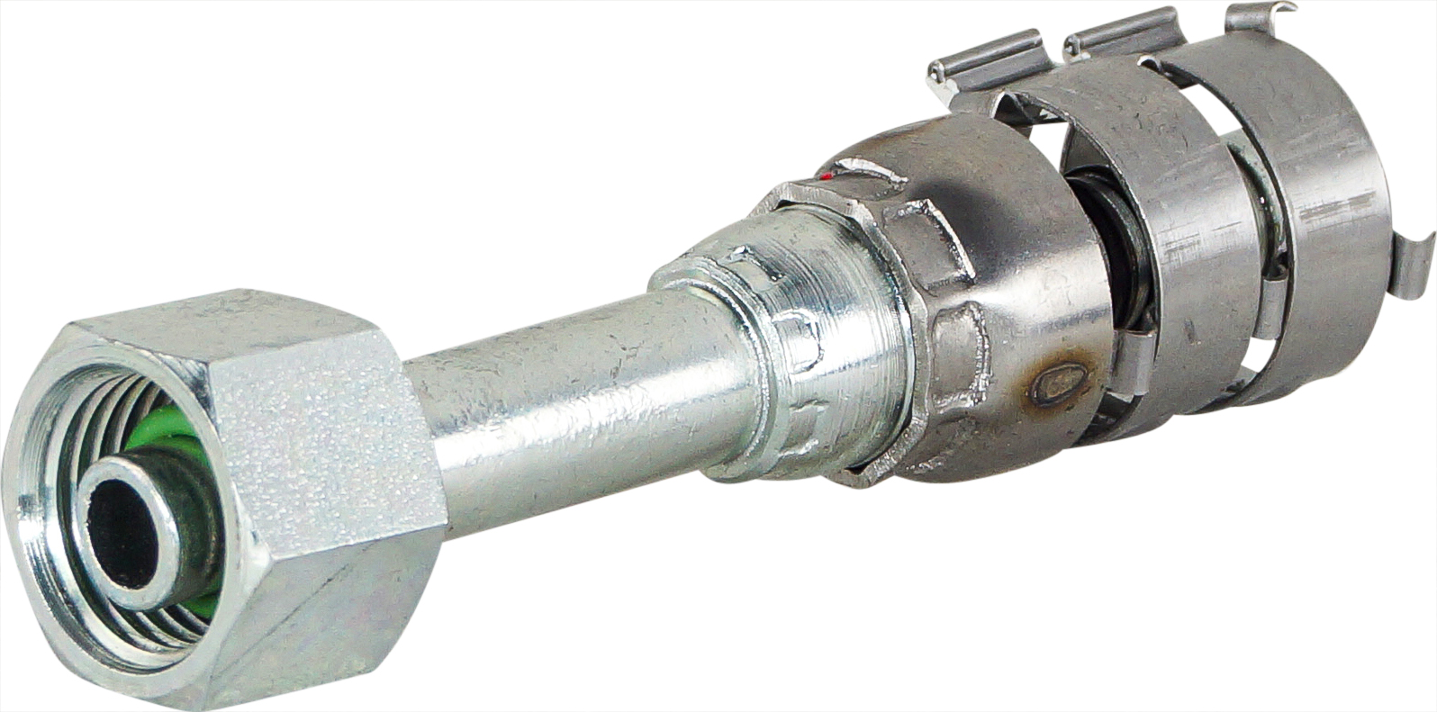 HOSE FITTING, SUPERFLEX HD, FOR, STR, #6-#8, STEEL, STEP-UP