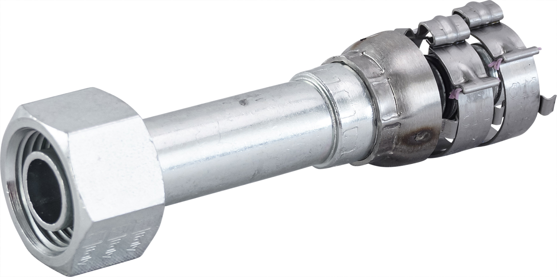 HOSE FITTING, SUPERFLEX HD, FOR, STR, #10, STEEL