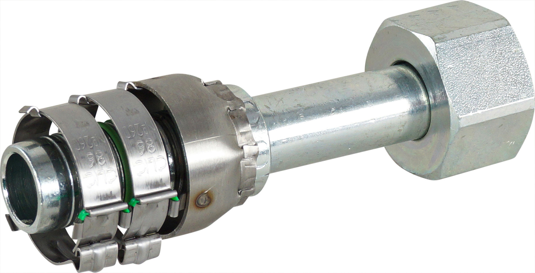 HOSE FITTING, SUPERFLEX HD, FOR, STR #12-#14, STEEL, STEP-UP