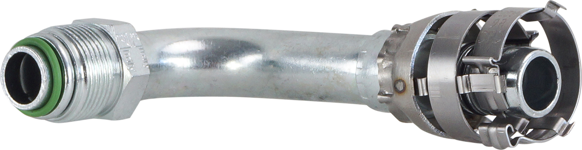 HOSE FITTING, SUPERFLEX HD, MOR, 90 DEG, #10-#12, STEEL, STEP-UP