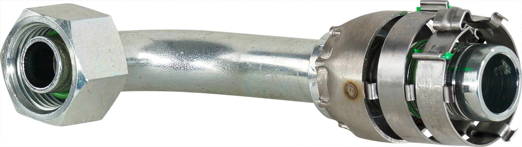 HOSE FITTING, SUPERFLEX HD, FOR, 90 DEG, #10-#14, STEEL, STEP-UP