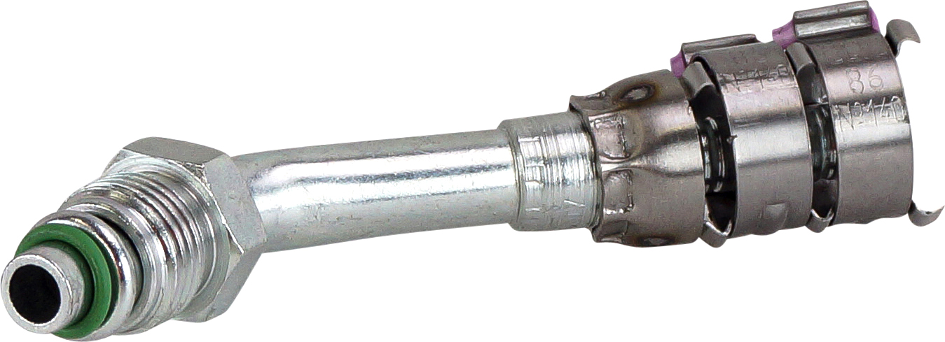 HOSE FITTING, SUPERFLEX HD, MOR, 45 DEG, #6, STEEL