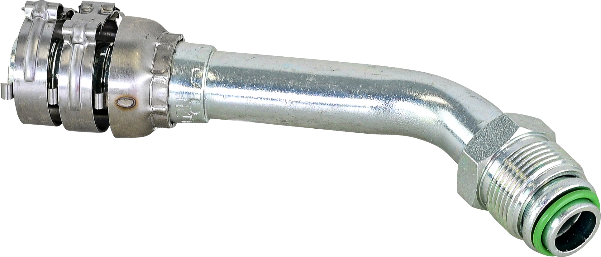HOSE FITTING, SUPERFLEX HD, MOR, 45 DEG, #10-#12, STEEL, STEP-UP