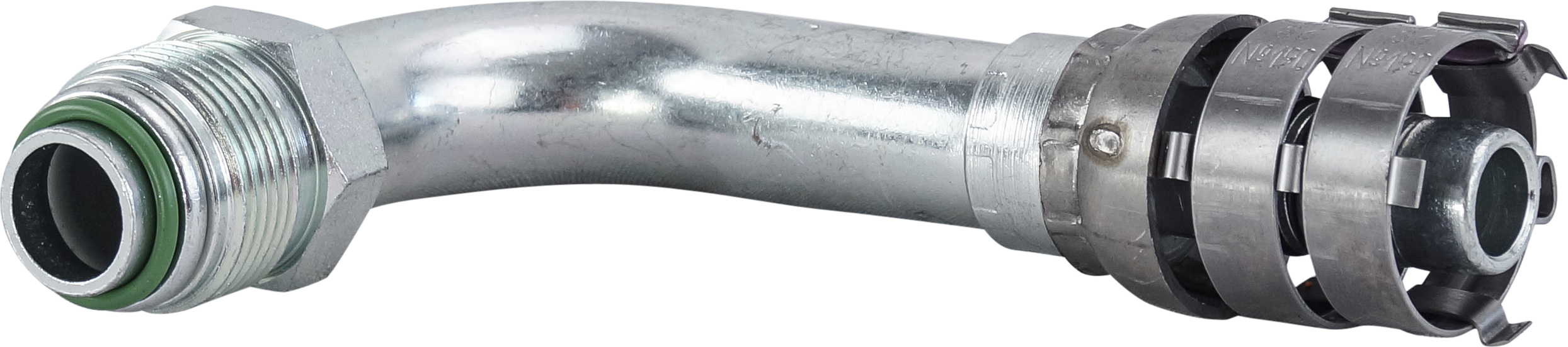 HOSE FITTING, SUPERFLEX HD, MOR, 90 DEG, #10, STEEL