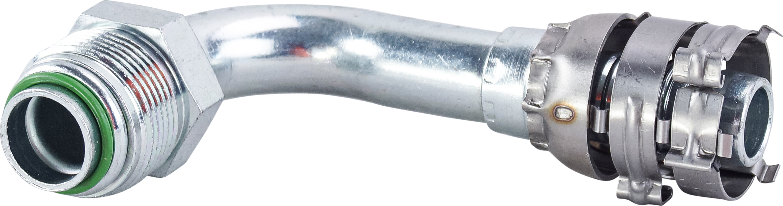 HOSE FITTING, SUPERFLEX HD, MOR, 90 DEG, #12, STEEL