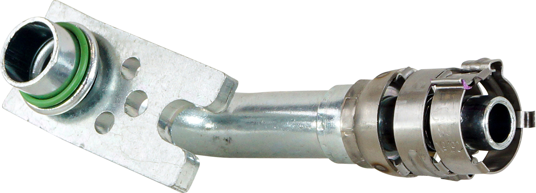HOSE FITTING, SUPERFLEX, #12-#10 MIO, 90 DEG, WITH PLATE, FOR TVX CONNECTION