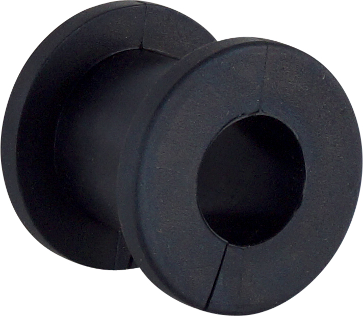 GROMMET, RUBBER, CATERPILLAR, FLANGED, 18MM DIA