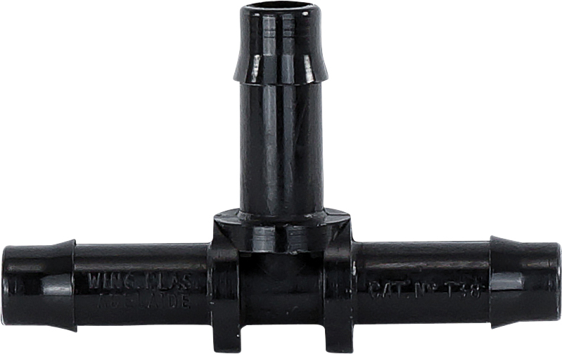 DRAIN HOSE FITTING, TEE, 3/8 INCH, PLASTIC