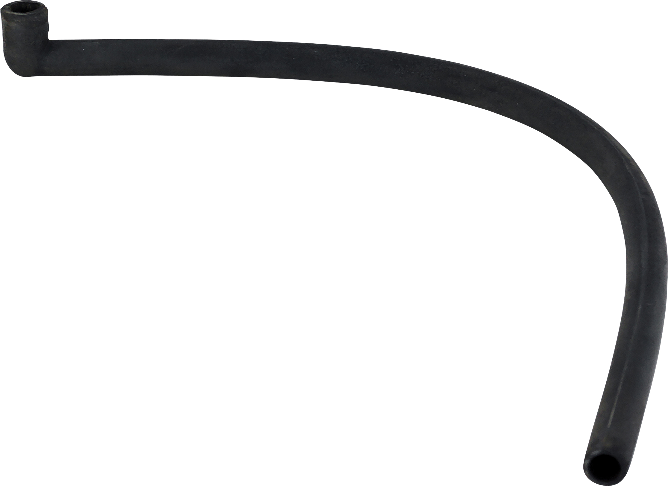 DRAIN HOSE FITTING, 90 DEG, 400MM, 13MM (1/2 INCH) ID, RUBBER