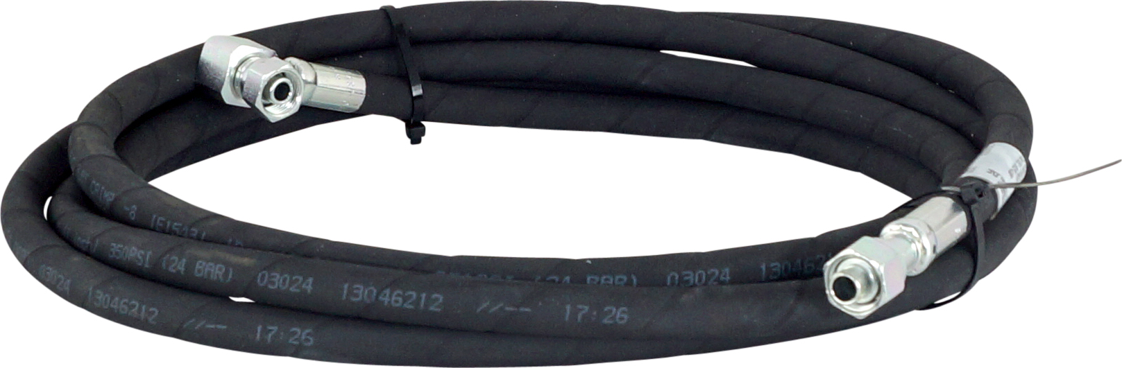 HOSE ASSEMBLY, CAT 740 (B1P), DISCHARGE LINE, #8 FOR STR, #8 FOR 90D SHORT-DROP, #8 HOSE