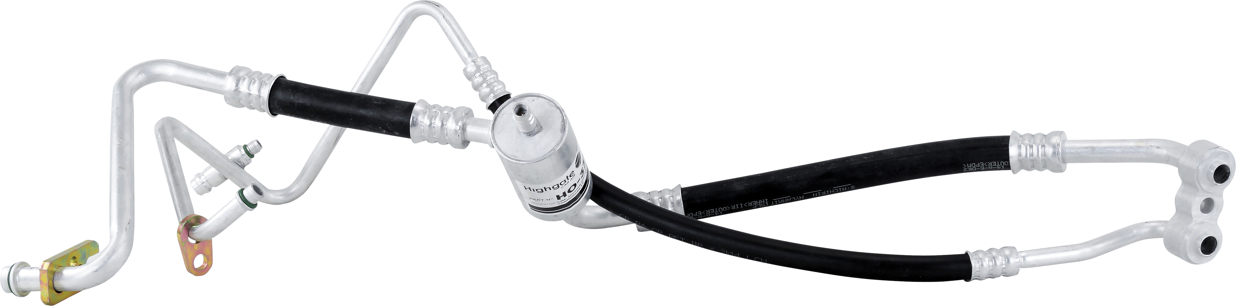 HOSE ASSEMBLY, LINE, RUBBER/ALLOY, SUCTION-DISCHARGE, HOLDEN COMMODORE VY V6