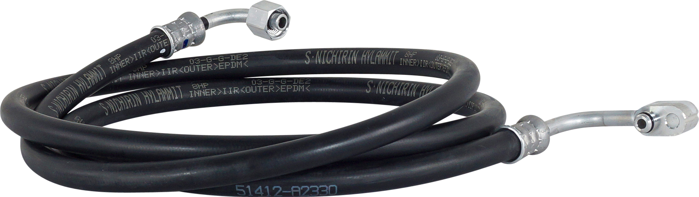 EX2600-6 / EX3600-6 : HOSE; COOLER (UPPER CONDENSER OUTLET TO LH RECEIVER DRIER INLET) : 4652765