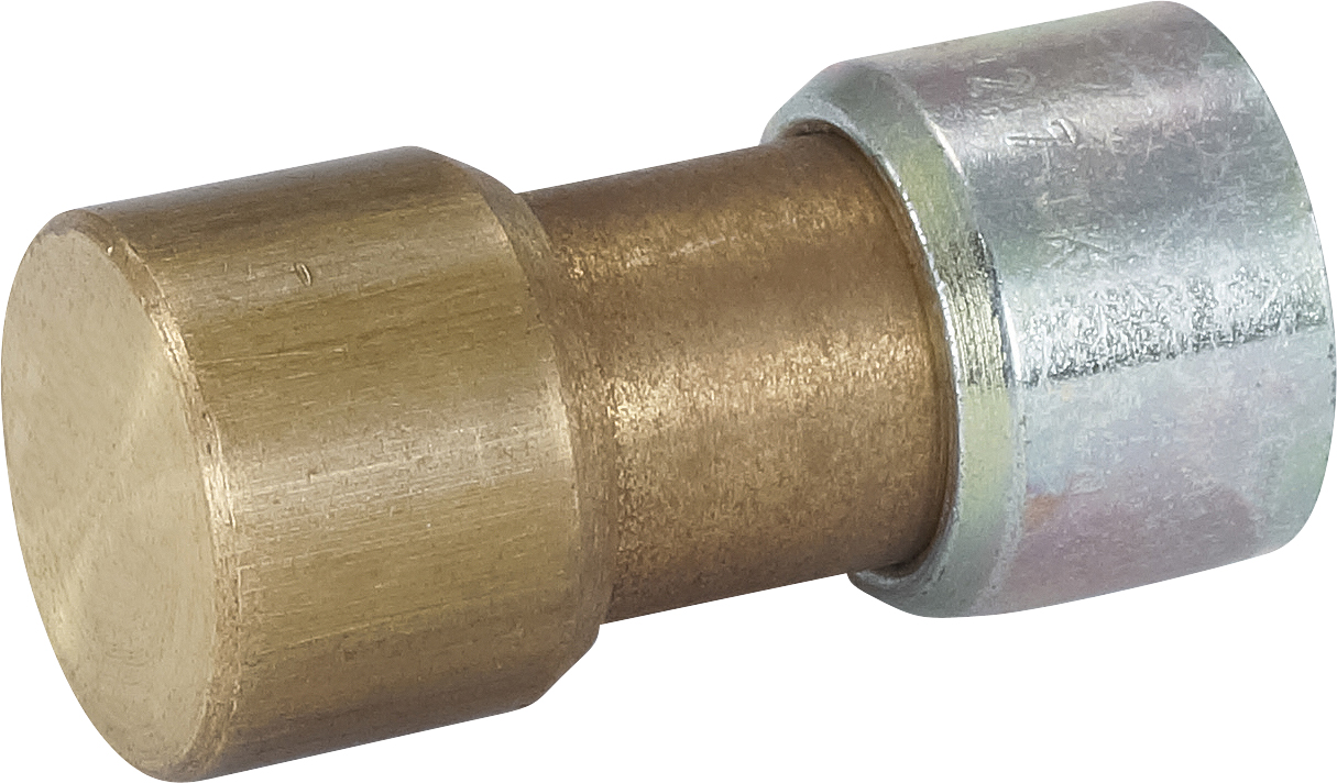 HOSE REPAIR FITTING, LOKRING, 12.7MM, BRASS, BLANK-OFF CAP