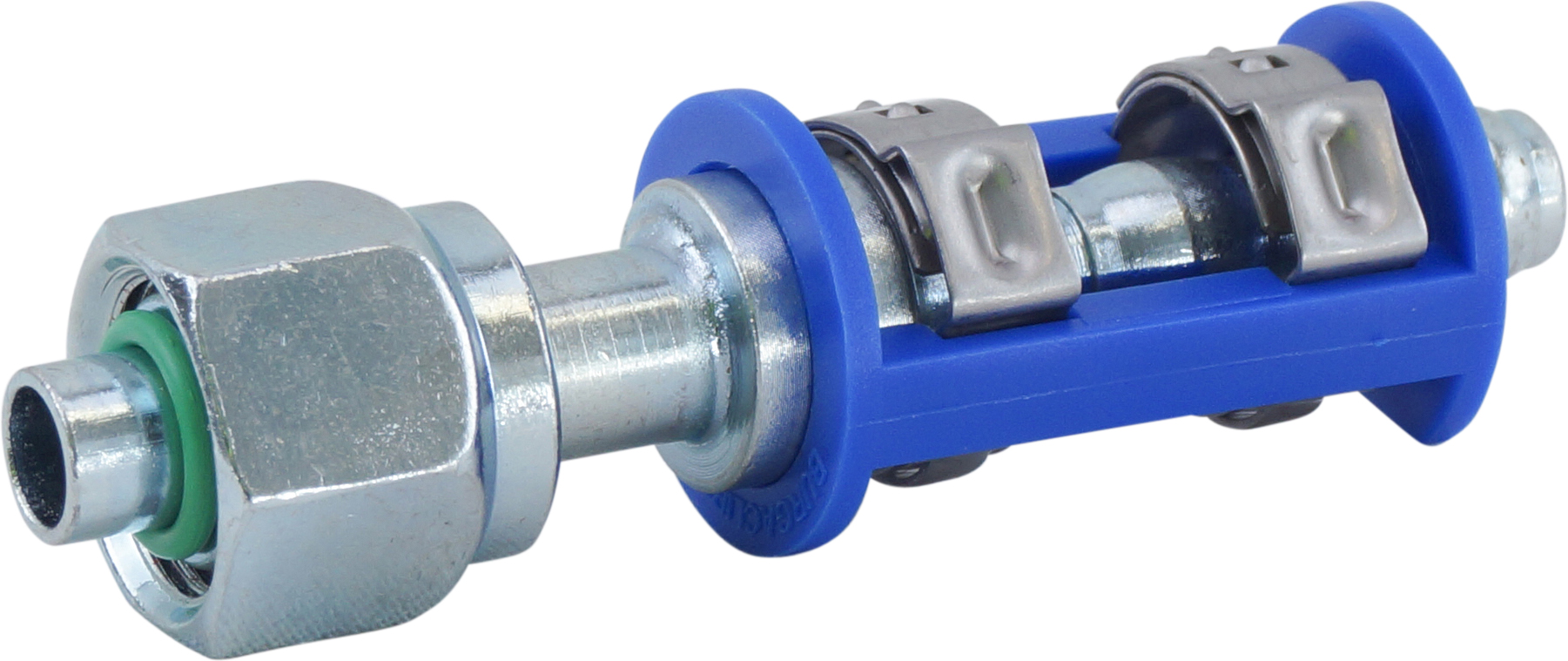 HOSE FITTING, LOKCLIP, FOR, STR, #6, STEEL, REDUCED BARRIER