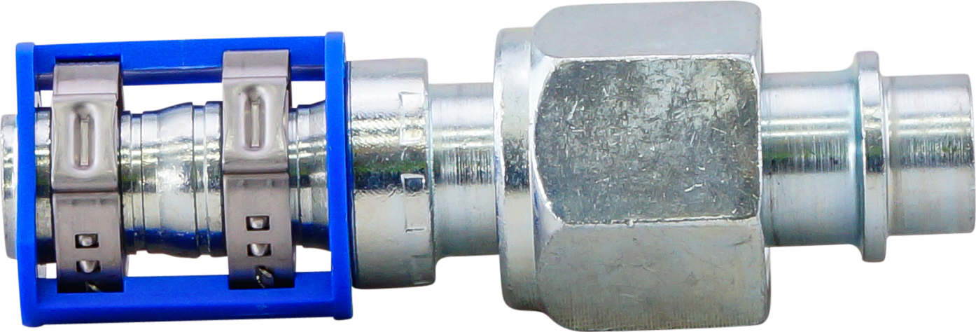 HOSE FITTING, LOKCLIP, FOR, STR, #12, STEEL, REDUCED BARRIER