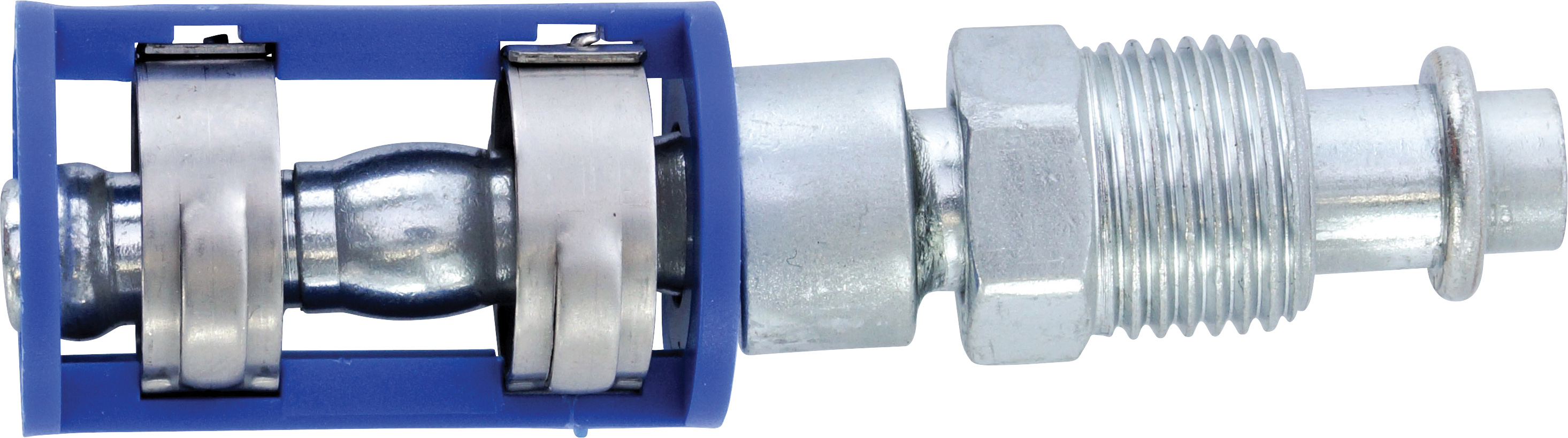 HOSE FITTING, LOKCLIP, MOR, STR, #6, STEEL, REDUCED BARRIER