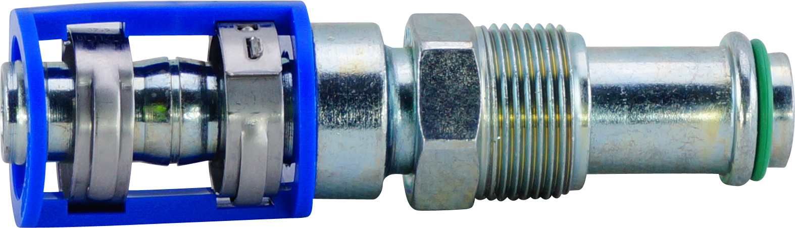 HOSE FITTING, LOKCLIP, MOR, STR, #10, STEEL, REDUCED BARRIER