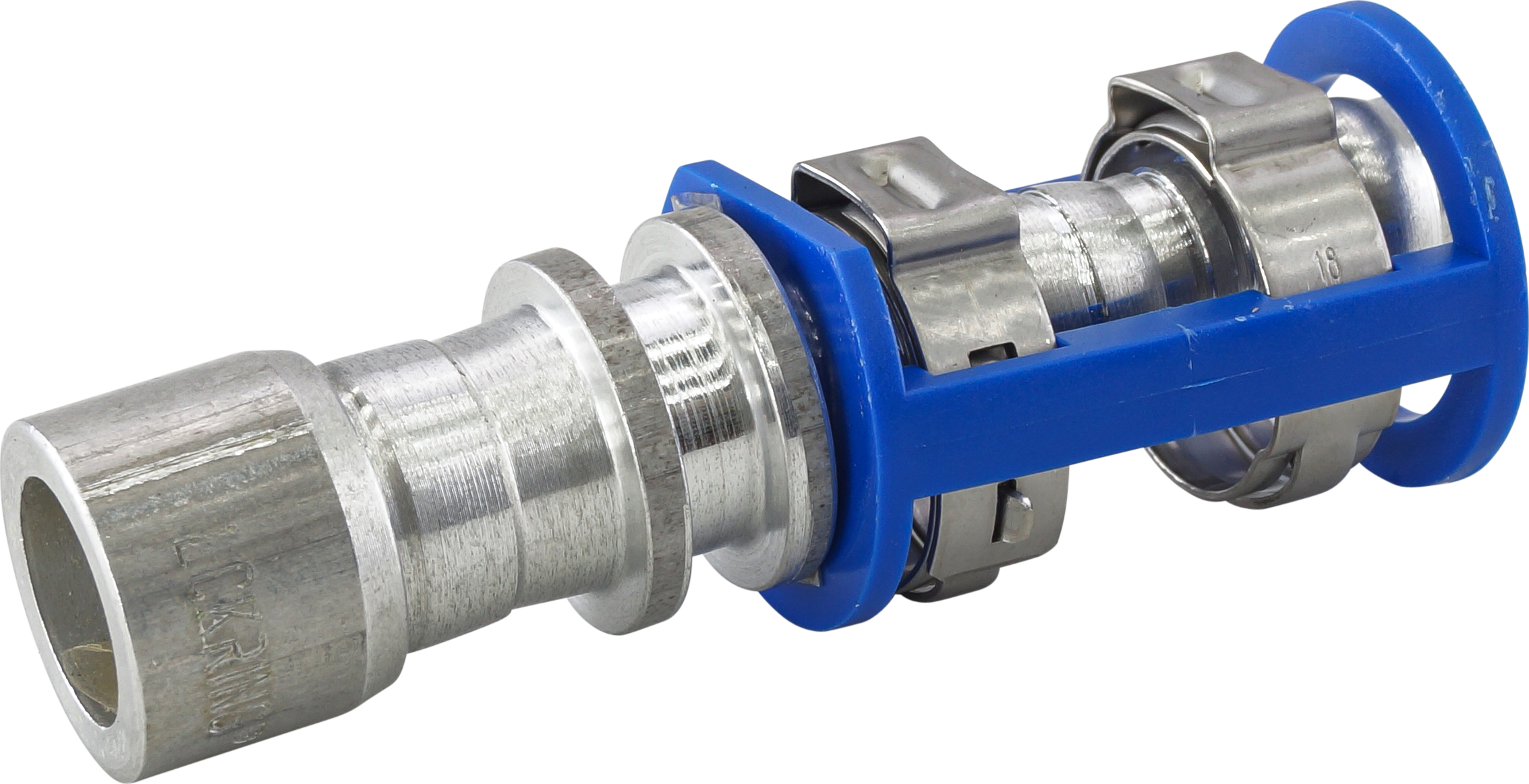 HOSE REPAIR FITTING, LOKRING, LOKCLIP, 12MM, #8, ALUMINIUM, REDUCED BARRIER