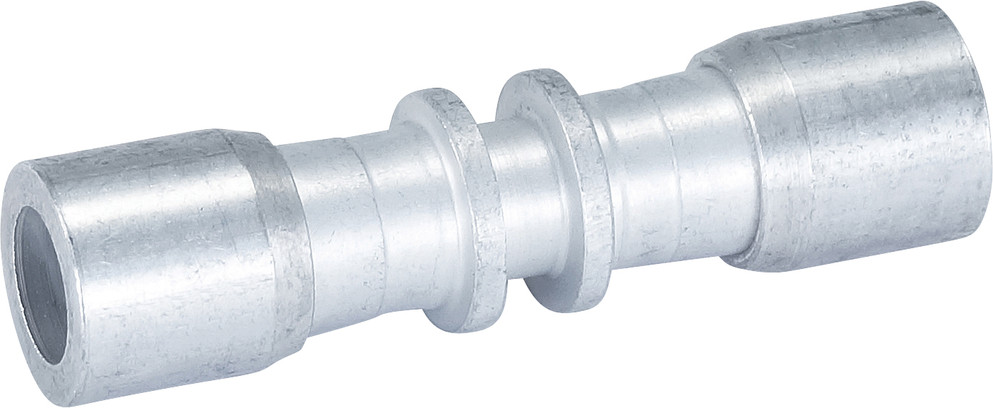 HOSE REPAIR FITTING, LOKRING, JOINER, 8.5MM, ALUMINIUM, STANDARD