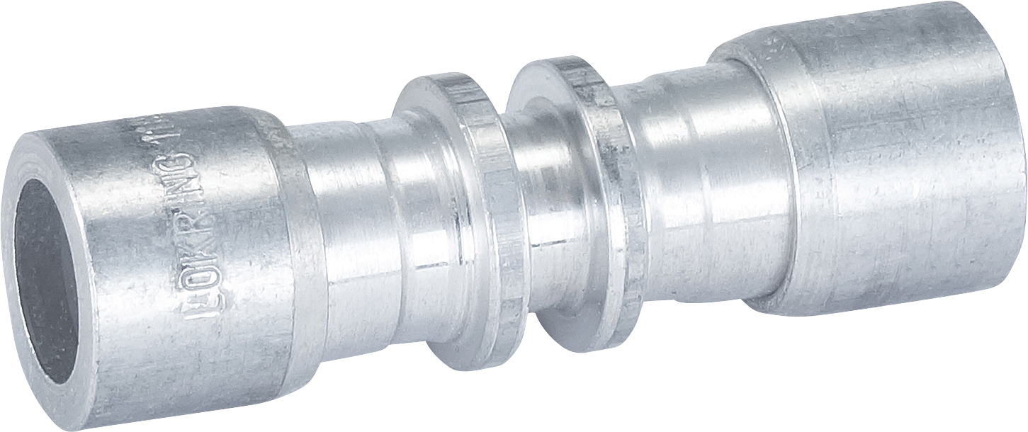 HOSE REPAIR FITTING, LOKRING, JOINER, 11MM, ALUMINIUM, STANDARD