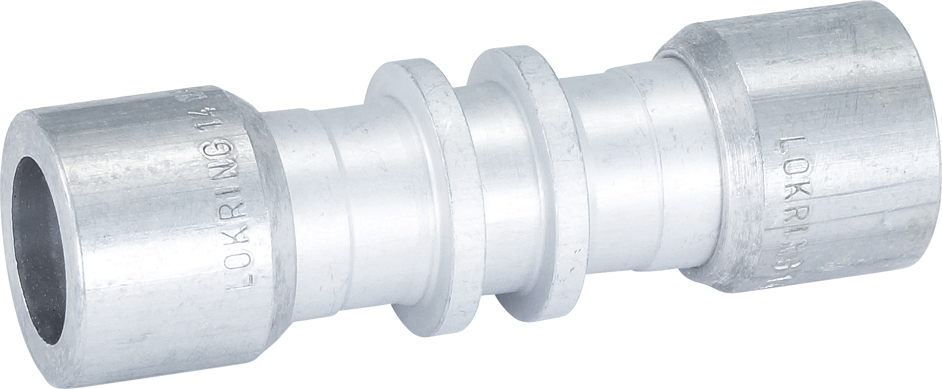 HOSE REPAIR FITTING, LOKRING, JOINER, 14MM, ALUMINIUM, STANDARD