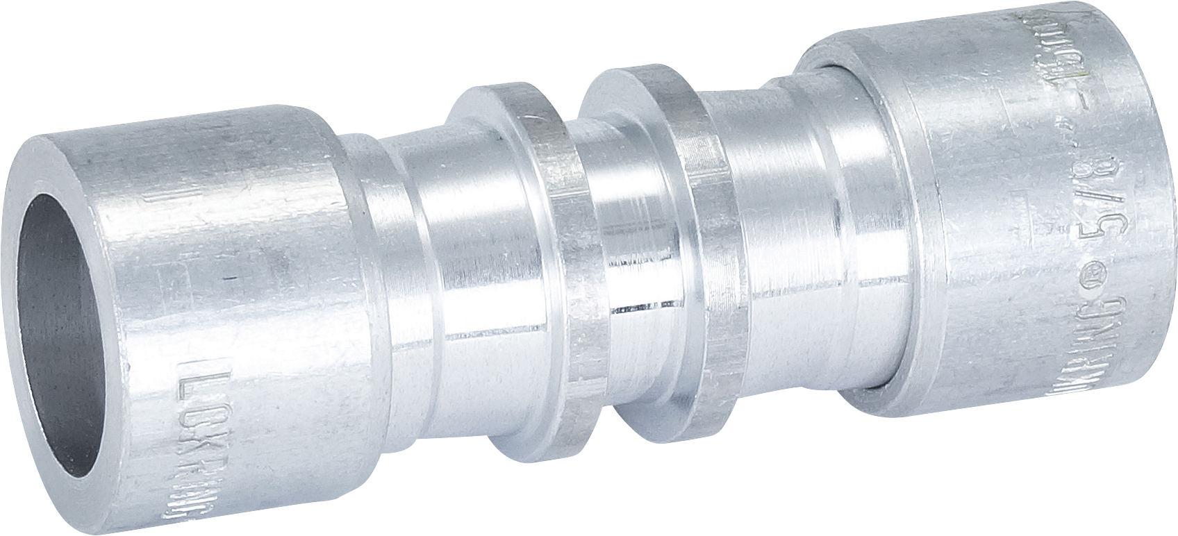 HOSE REPAIR FITTING, LOKRING, JOINER, 16MM (#10), ALUMINIUM, STANDARD
