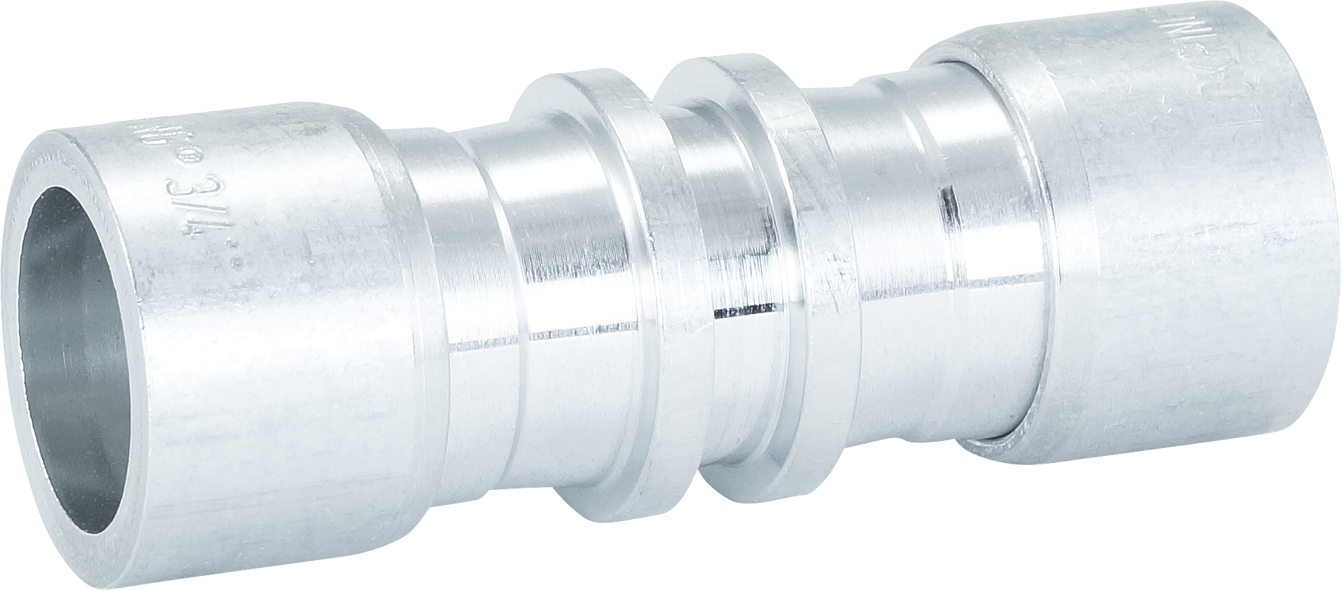 HOSE REPAIR FITTING, LOKRING, JOINER, 19MM (#12), ALUMINIUM, STANDARD