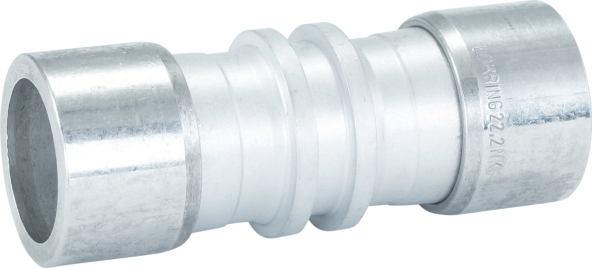 HOSE REPAIR FITTING, LOKRING, JOINER, 22MM, ALUMINIUM, STANDARD