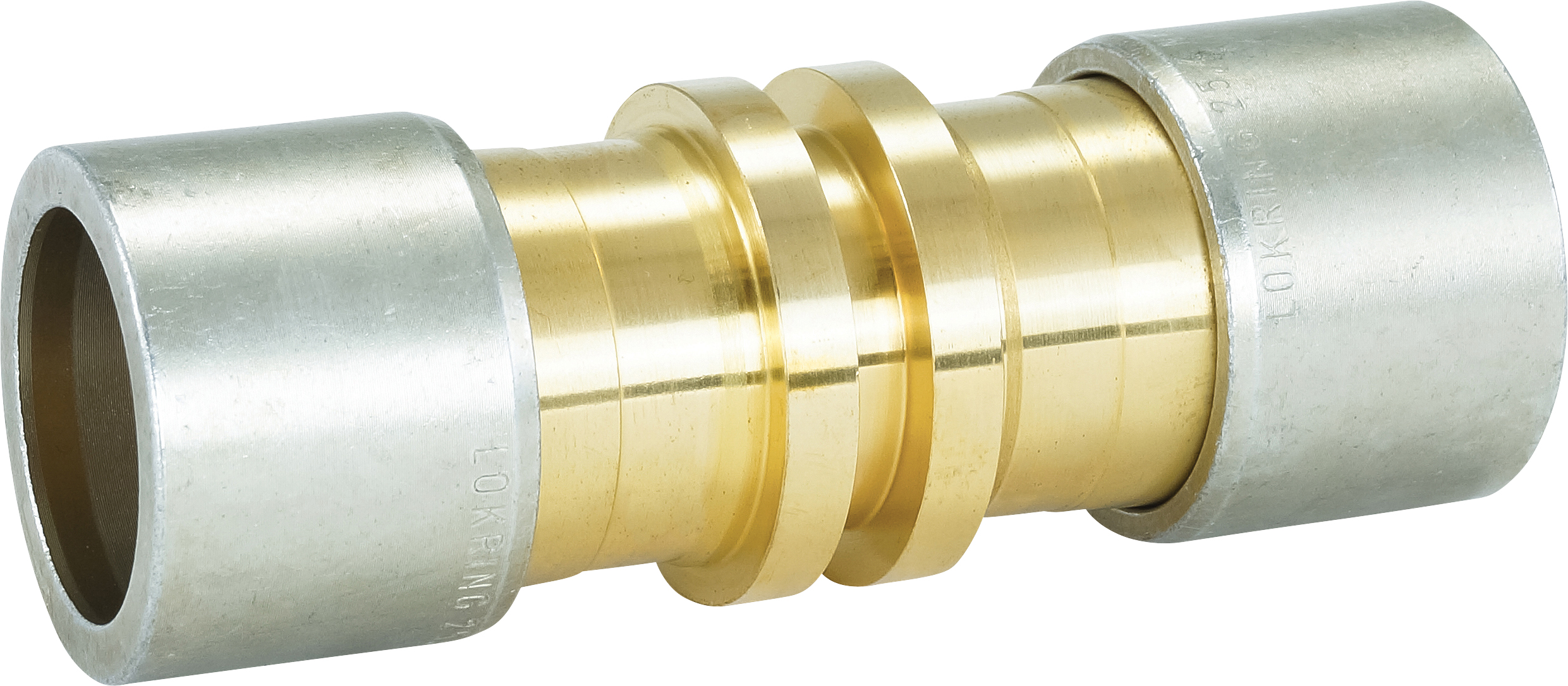 HOSE REPAIR FITTING, LOKRING, JOINER, 25.4MM, ALUMINIUM, STANDARD