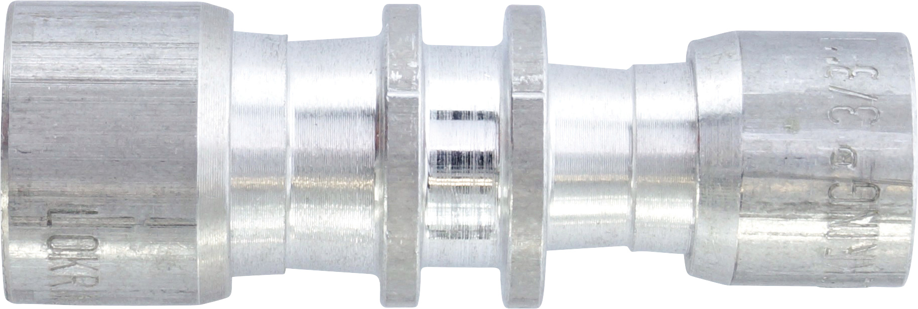 HOSE REPAIR FITTING, LOKRING, JOINER, 12.7MM-9.53MM, ALUMINIUM, REDUCING