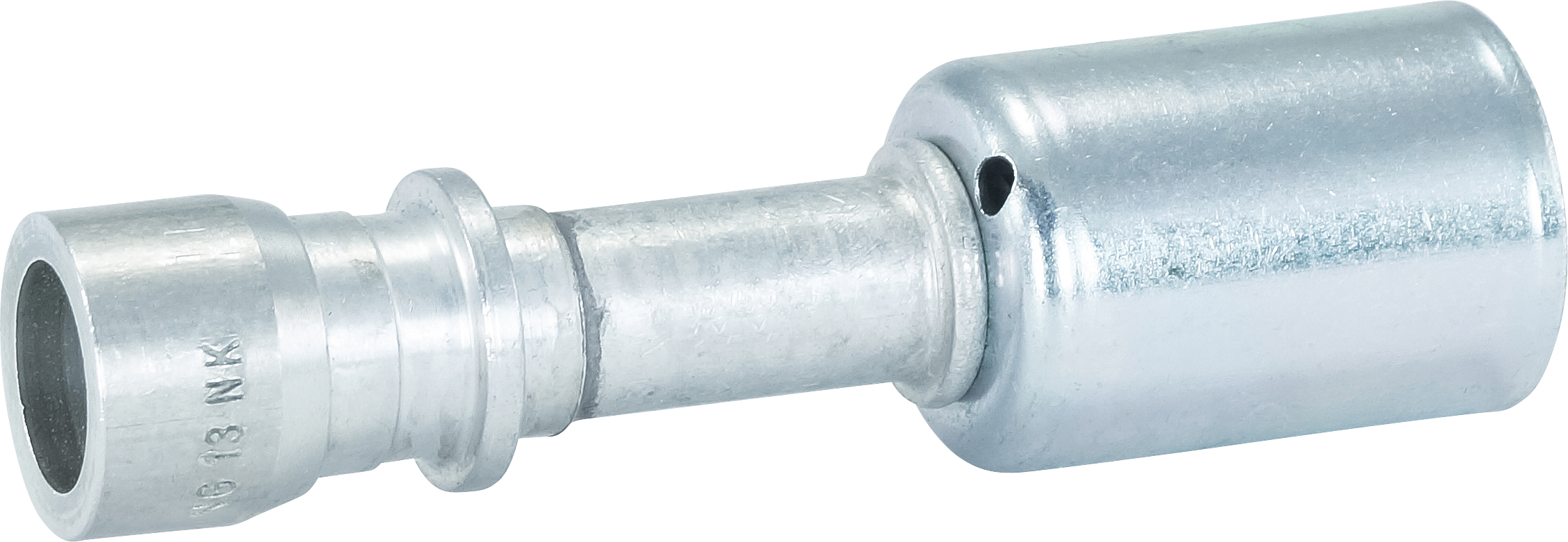 HOSE REPAIR FITTING, LOKRING, BEADLOCK, 13MM, #8, ALUMINIUM, STANDARD BARRIER